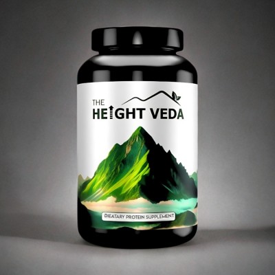 Height Veda Height Support Formula for Taller Stature Plant-Based Protein(200 g, Plain)