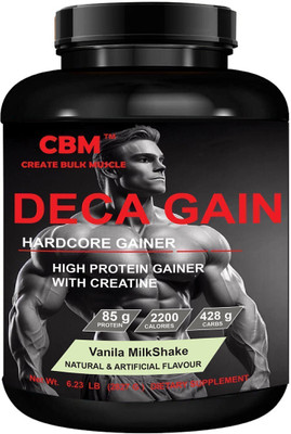 CBM DECA GAIN Fueling Your Fitness Journey Weight Gainers/Mass Gainers(3 kg, VANILLA FLAVOR)
