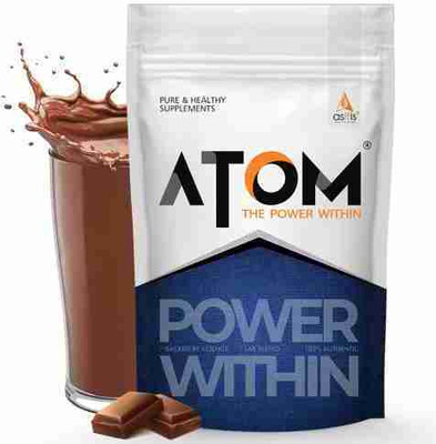 AS-IT-IS Nutrition ATOM PWR Weight Gainers/Mass Gainers(1 kg, Double Rich Chocolate)