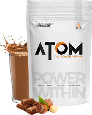 AS-IT-IS Nutrition ATOM Whey Protein(1 kg, Choco Hazel Fusion)