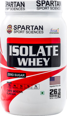 Spartan Sport Sciences Isolate Whey Whey Protein(2 pounds, Cafe Mocha)