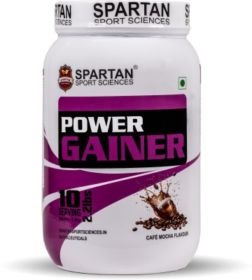 Spartan Sport Sciences Power Mass Gainer & weight gainer for Men and Women Weight Gainers/Mass Gainers(1 kg, Cafe Mocha)