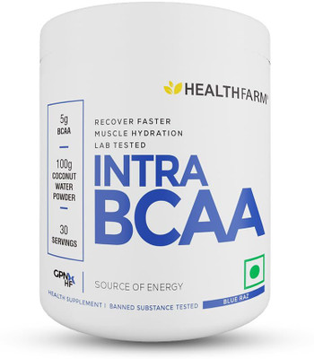 HEALTHFARM Intra Bcaa Powder For Energy & Endurance BCAA(180 g, Blue Raz)