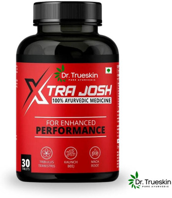 Dr.trueskin Xtra Josh Capsules to Boost Confidence Red Pack B001 Energy Bars(30 Capsules, No Flavor)