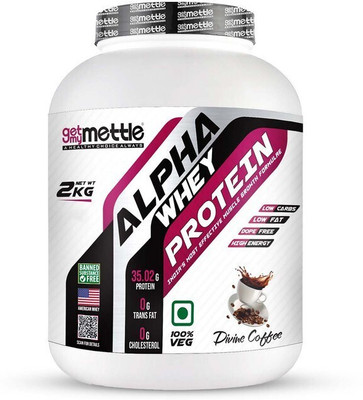 METTLE Alpha whey protein Whey Protein(2 kg, Divine Coffee)