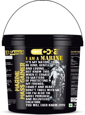 Body Core Science Marine Mass Gainer(Strawberry-5Kg) Weight Gainers/Mass Gainers(5 kg, Strawberry)