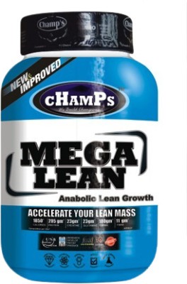 CHAMPS NUTRITION CHAMPS MEGA LEAN Weight Gainers/Mass Gainers(1.8 kg, COOKIES & CREAM)