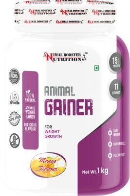 Animal Booster Nutrition Animal Booster Weight Gainers/Mass Gainers(1 kg, Mango)