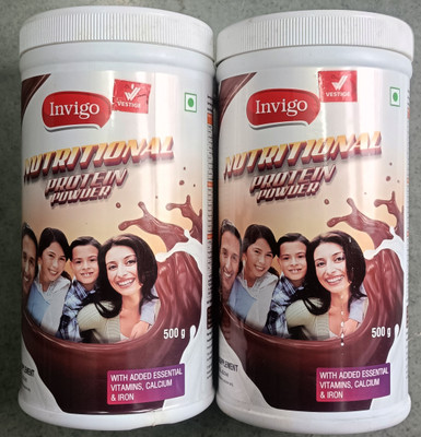 Vestige Invigo Nutritional Protein Powder Plant-Based Protein(1 kg, Chocolate)