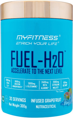 MYFITNESS ® FUEL H2O 30 Servings Infused Grapefruit India's Most Powerful Non Caffeine Pre Workout(300 g, Infused Grapefruit)