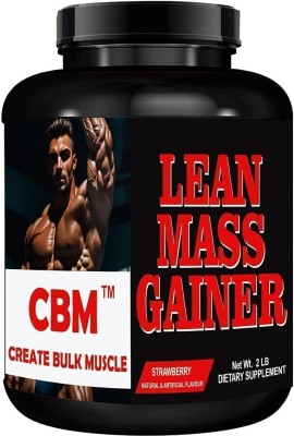 CBM Strawberry Lean Mass Gainer 2lb 950gm Weight Gainers/Mass Gainers(2 pounds, Strawberry)