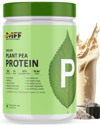 MyFitFuel MFF Plant Pea Protein Isolate 1 kg (Unflavored) Plant-Based Protein(1 kg, Unflavored)