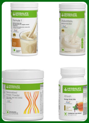 isha herbal store F1 SHAKE MIX-BANANA.SHAKE MATE.PROTEIN POWDER AND TULSI (PACK OF 4) Protein Shake(1250 g, BANANA, TULSI)