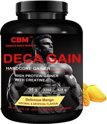 CBM Dca Gain 6 Lb Delicious Mango Weight Gainers/Mass Gainers(2827 g, Mango)