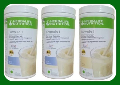 Herbal Nutrition Life Formula 1 shake mix 2 Pcs Kulfi and 1 Vanilla Flavour for weigtt loss Plant-Based Protein(1500 g, Kulfi, Vanilla)