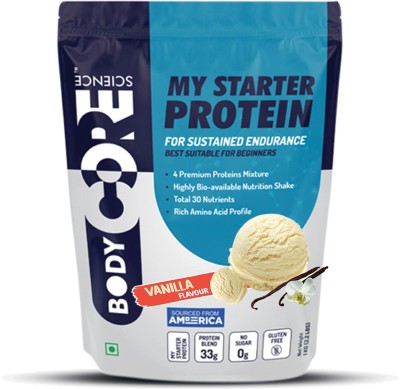 Body Core Science My Starter Protein-1 Kg (Vanilla) Whey Protein(1 kg, Vanilla)