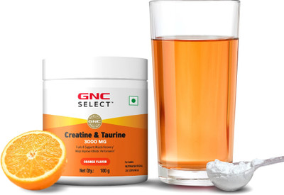 GNC Pro Performance Pure Creatine Monohydrate & Taurine Creatine(100 g, Orange)