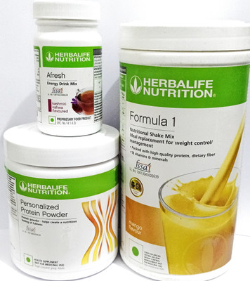 HERBALIFE Formula1 Mango 500g Protine Powder 200g & Kashmeri Kawa 50g Protein Shake(750 g, Mango , Kashmeri Kawa)