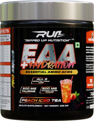 Ripped Up Nutrition EAA Peach Iced EAA (Essential Amino Acids)(300 g, Peach Iced Tea)