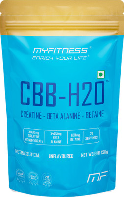 MYFITNESS CBB-H2O | Creatine Monohydrate | Beta Alanine | Betaine | Creatine(150 g, Unflavoured)