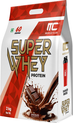 Muscle Club Super Whey Protein Concentrate - 70 Pouches Whey Protein(2.3 kg, Chocolate)