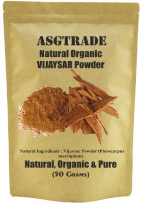 asgtrade Organic Vijaysar Powder, Help Manage Cholesterol & GlucoseCholesterol & Glucose Plant-Based Protein(50 g, Natural)
