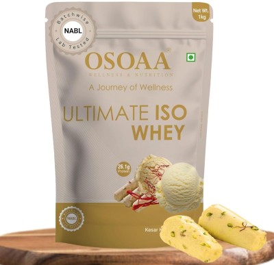 Osoaa Ultimate ISO Whey Protein with Lab Report Whey Protein(1 kg, Kesar Kulfi)