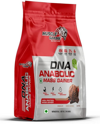 Muscle Garage DNA ANABOLIC MASS GAINER 6LBS HIGH PROTEIN Weight Gainers/Mass Gainers(2.7 kg, CHOCOLATE)