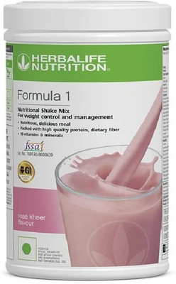 HERBALIFE Formula 1 Nutrition Shake Mix for Weight Management Plant-Based Protein(500 g, Rose Kheer)