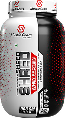 Muscle Gears Shred Whey Protein 2lbs Vanilla Whey Protein(1 kg, Vanilla)