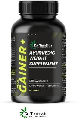 Dr.trueskin Weight Gainer+ Performance Protein Formula Weight Gainers/Mass Gainers(90 Capsules, Unflavored)