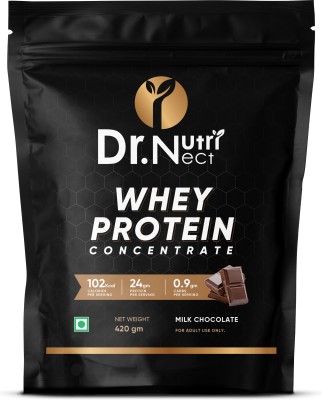 Dr.Nutrinect Whey Protein Concentrate powder Muscle Building Whey Protein powder women men Whey Protein(420 g, Chocolate)