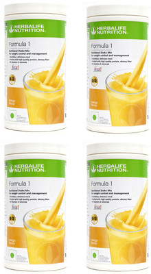 HERBALIFE Formula 1 Shake Mango Flavor 4 PIECES Protein Shake(2000 g, Mango)