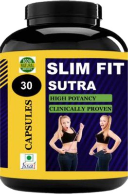 Zemaica Healthcare Slim Fit Sutra, Loss Body Weight, Control Body Fat, Fat Loss, Capsule, Pack of 1 Whey Protein(30 Capsules, Unflavor)