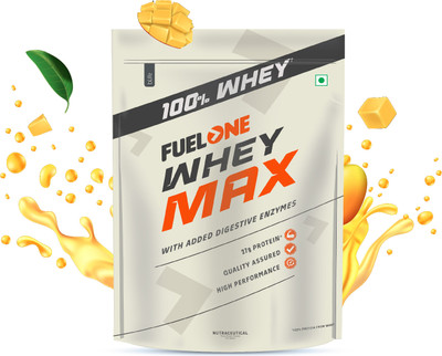 FUELONE-Whey-Max-Whey-Protein-Concentrate-Whey-Protein-Isolate-27g-Protein-Whey-Protein-2-kg-Mango