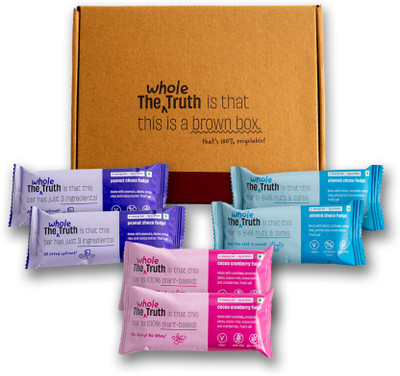 The Whole Truth All-in-One | Pack of 6 x 40g | Energy Bars(240 g, All-in-One)