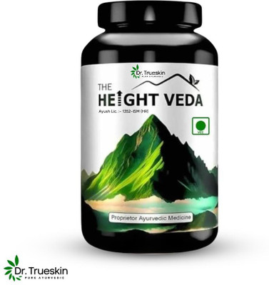 Dr.trueskin Height Veda Powder Natural Hormone Activator Protein Supplement Plant-Based Protein(200 g, Unflavored)