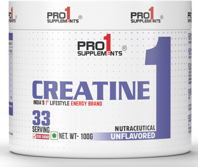 Pro1 Supplements Creatine Monohydrate Creatine(100 g, Unflavoured)