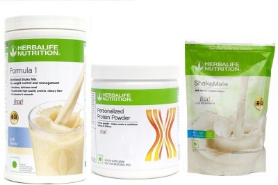 HERBALIFE Weight Loss Combo Pack Formula 1 KULFI 500G + PPP200G + SHAKEMATE 500G Protein Shake(1200 g, KULFI)