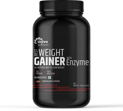 Urjiva NUTRITION Best Weight Gainer With Enzyme Chocolate Supplement Weight Gainers/Mass Gainers Weight Gainers/Mass Gainers(3 kg, Chocolate)