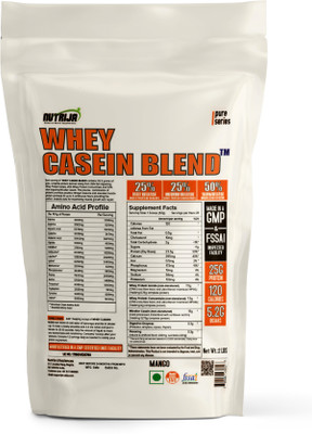 NutriJa WHEY CASEIN BLEND - A Blend of Whey Isolate - 2 lbs (Mango) Casein Protein(960 g, Mango)