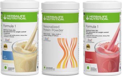 HERBALIFE Formula 1 Shake Mix 2- Kulfi And Protein-400g Protein Shake(1.5 kg, Strawberry)