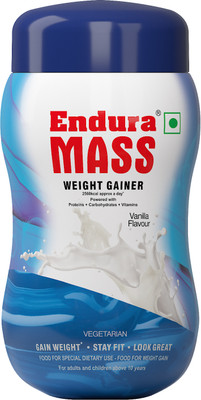 Endura Mass Weight Gainers/Mass Gainers(500 g, Vanilla)