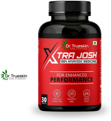 Dr.trueskin Xtra Josh Capsules for Happy Life Red Pack B001 Energy Bars(30 Capsules, No Flavor)