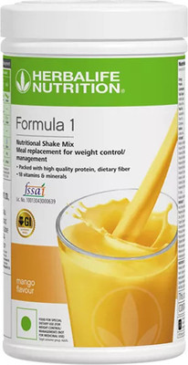 HERBALIFE F1 shake mix mango flavour pack of 1 Nutrition Bars(500 g, Mango)