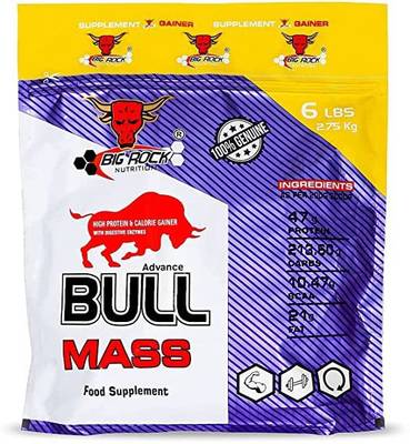 MSN Bull Mass Gainer (Chocolate, 2.75 kg / 6 lb) Weight Gainers/Mass Gainers Weight Gainers/Mass Gainers