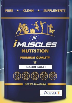 iMUSCLES NUTRITION Mass Gainer for Muscle Builder Weight Gainer Athletes for Men & Women Glutamine(908 g, Rabdi Kulfi)