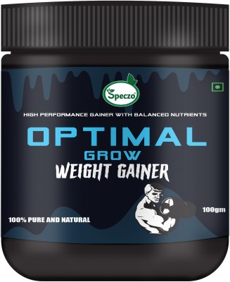 speczo Optimal Grow Weight Gain Powder | Fast Health Gain with High Protein Men & Women Weight Gainers/Mass Gainers(100 g, No Flavour)