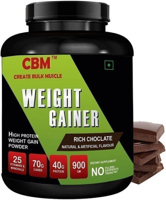 CBM Weight Gainer 2LB Chocolate Powder Weight Gainers/Mass Gainers(2 pounds, CHOCOLATE)