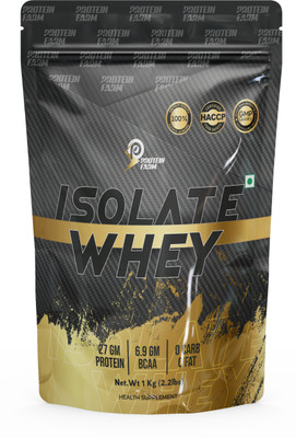 PROTEINFARM ISOLATE WHEY Weight Gainers/Mass Gainers(1 kg, CHOCOLATE)